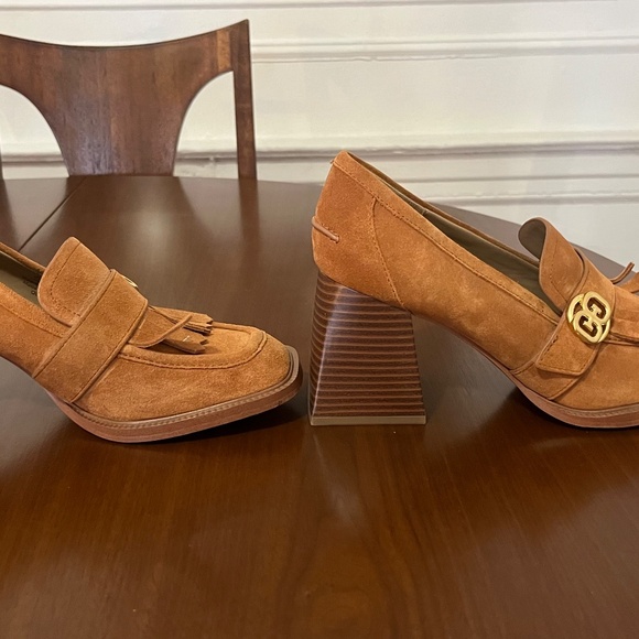 Camel Suede Heels - Picture 3 of 11